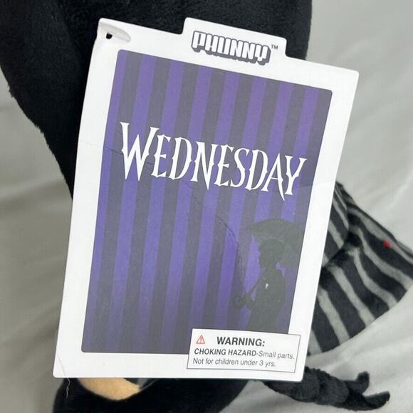 Wednesday Addams Family Doll Plush 7.5 Inch Toy NEW - Picture 4 of 7